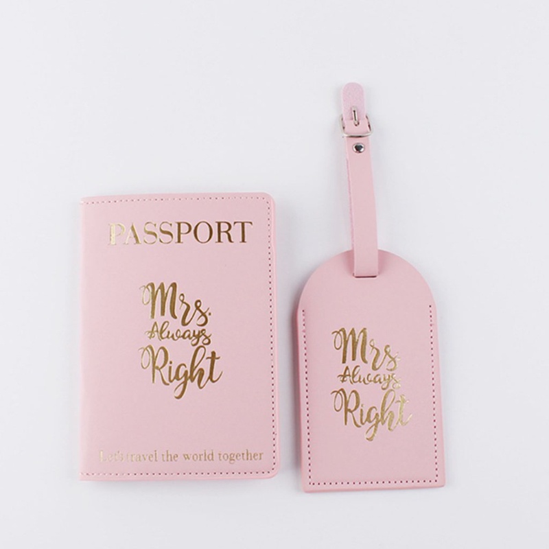 Set Thẻ Hành Lý In Chữ Mr Mrs Cho Cặp Đôi
