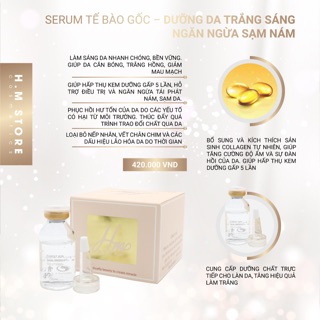 (LUÔN CÓ SẴN)Combo trắng hồng + serum HMSTORE