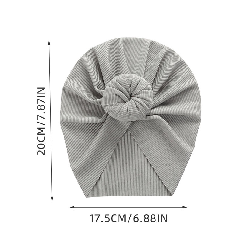 Mũ beanie mềm thắt nơ dễ thương cho bé