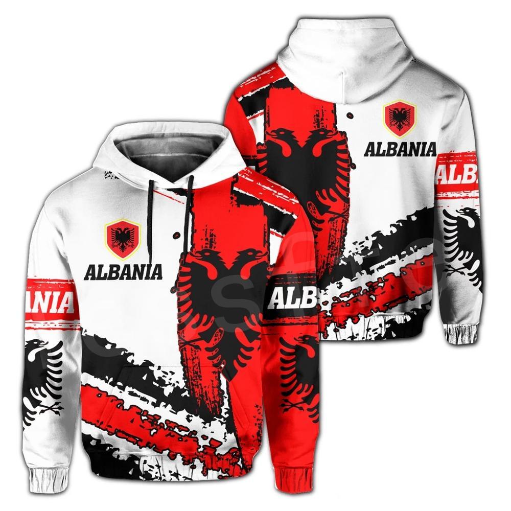 Áo Khoác Hoodie Tay Dài In Hình Cờ A-8 3D Thời Trang