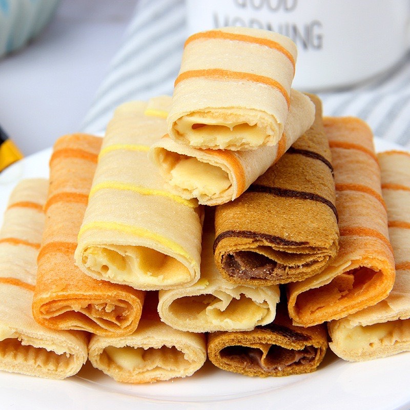 Bánh Trứng Muối Cuộn Vịt Kaman 219g