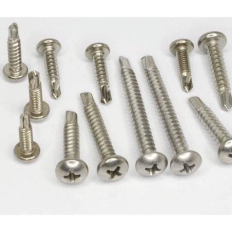 Vít tự khoan inox 304 (đầu dù) 10con