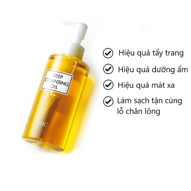 Dầu tẩy trang Olive DHC Deep Cleansing Oil (SS) 70ml JAPMALL