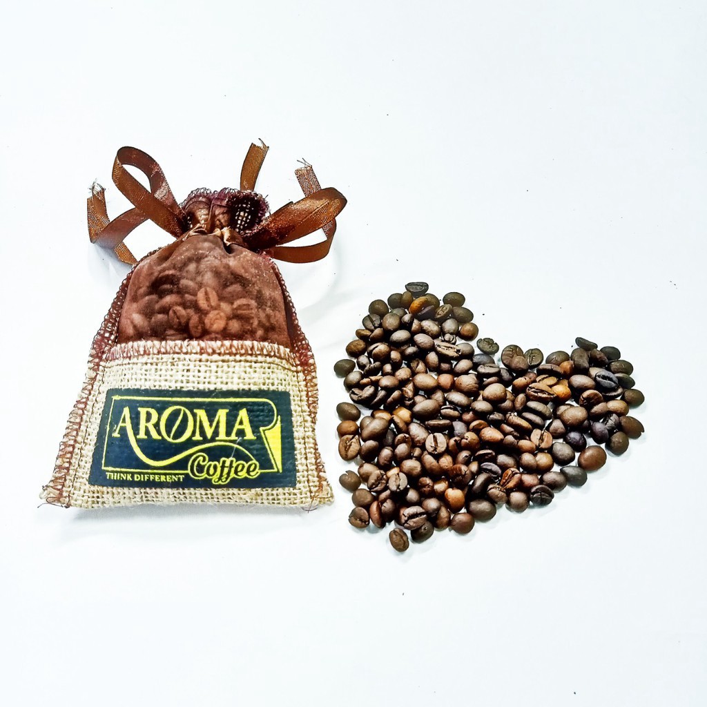 Túi thơm treo xe AROMA mùi cà phê,túi cà phê treo gương xe