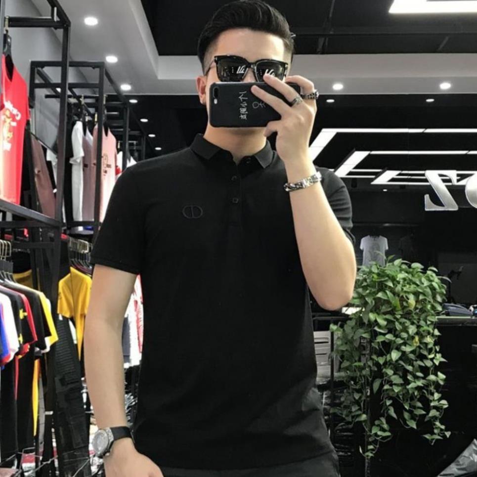 Áo thun POLO thêu ngực-cổ bẻ cao cấp full size vải cá sấu form chuẩn KO Fashion