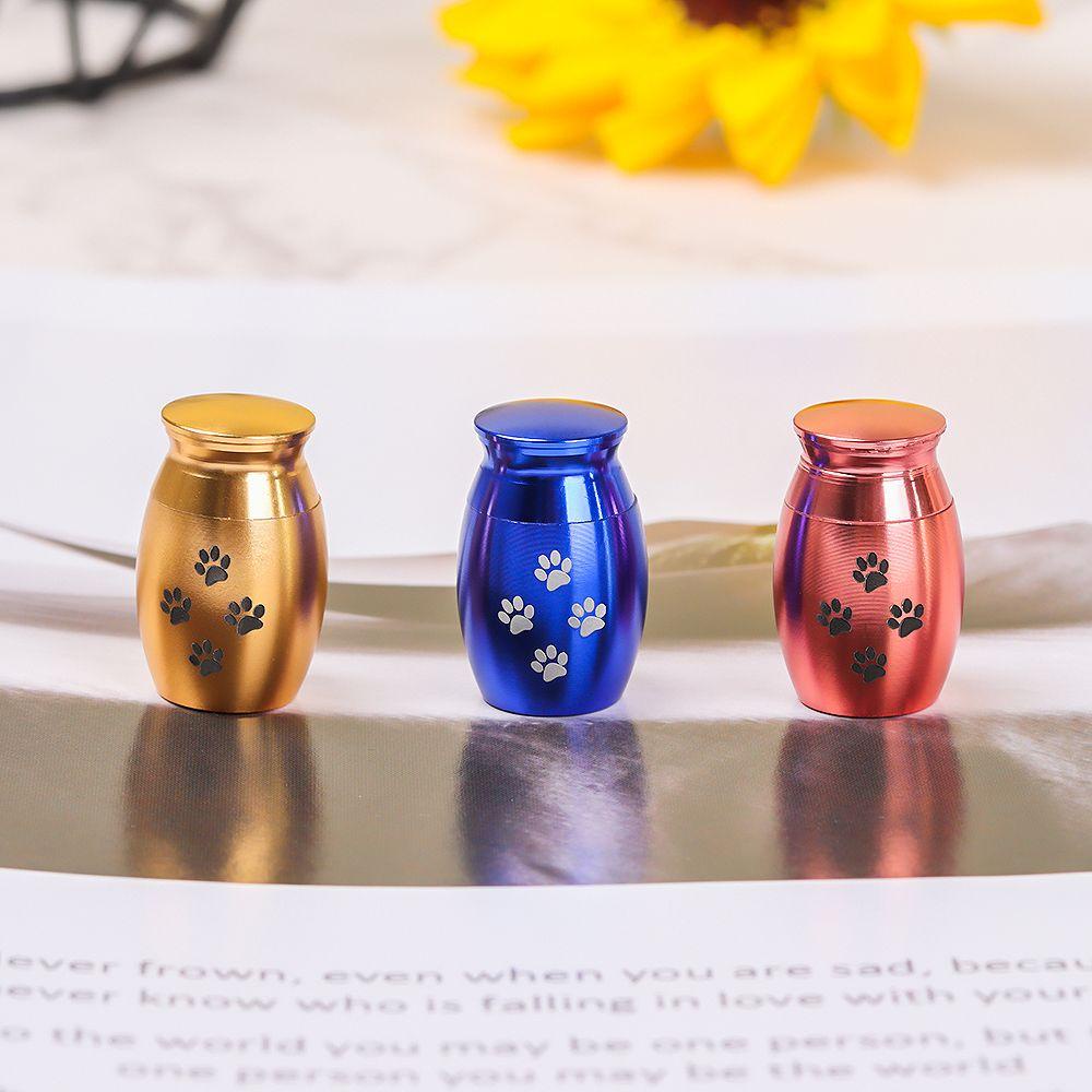 Layor1 Tưởng Niệm Mini Bằng Hợp Kim Nhôm In Hình Dấu Chân Chó