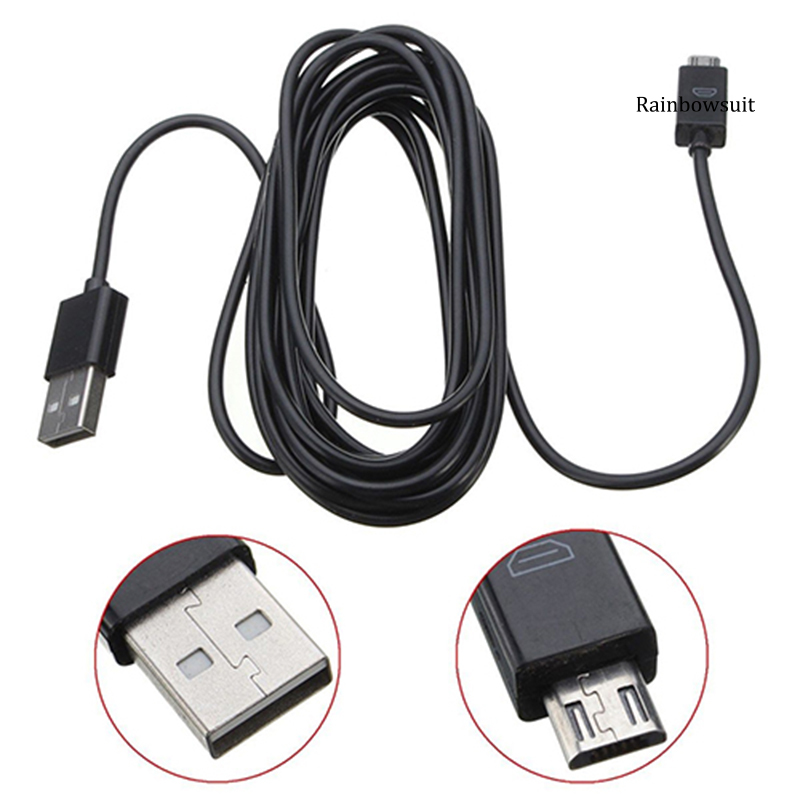 Dây cáp sạc dài 3M cho tay cầm chơi game Ps4 Xbox One tiện lợi