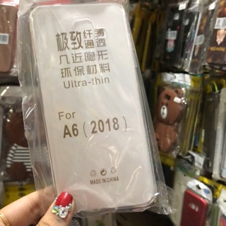 Samsung Galaxy A6 2018 ốp lưng silicon trong suốt