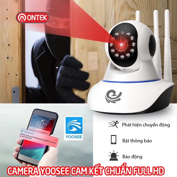 [COMBO SALE] Camera YOOSEE 3 RÂU kèm thẻ 64G giá nhà phân phối