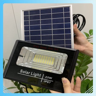 Đèn led năng lượng mặt trời💥FREESHIP💥Đèn led pha năng lượng mặt trời 25w💥