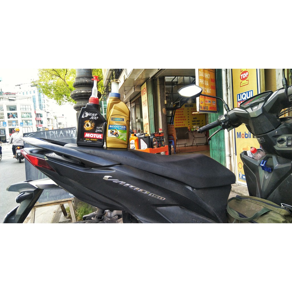 Dầu nhớt tổng hợp dành cho xe tay ga Ravenol scooter 5w40 full synthetic