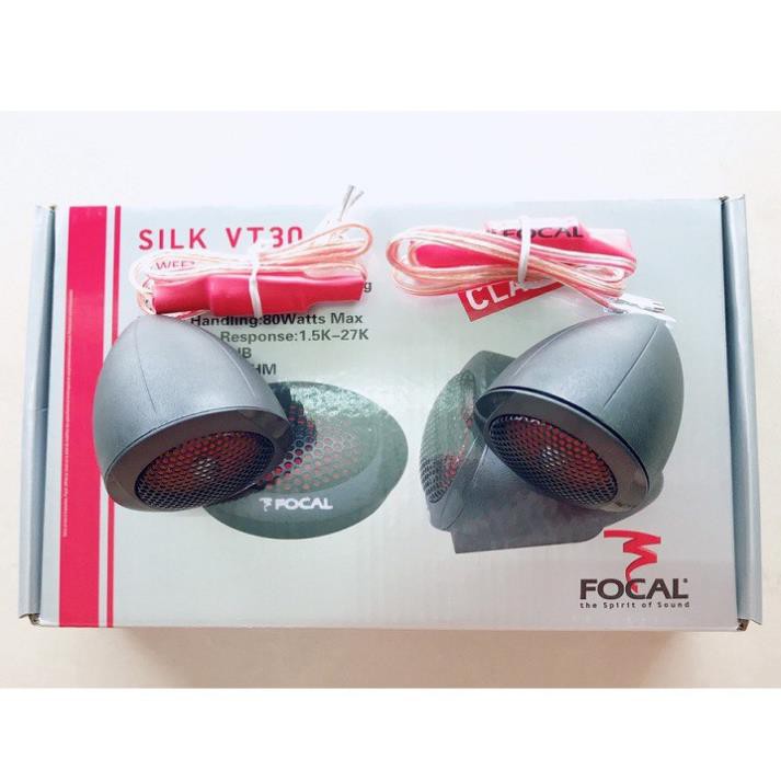 Bộ 2 LOA SIÊU TREBLE FOCAL SILK VT30 loa trép xe hơi ô tô siêu cấp