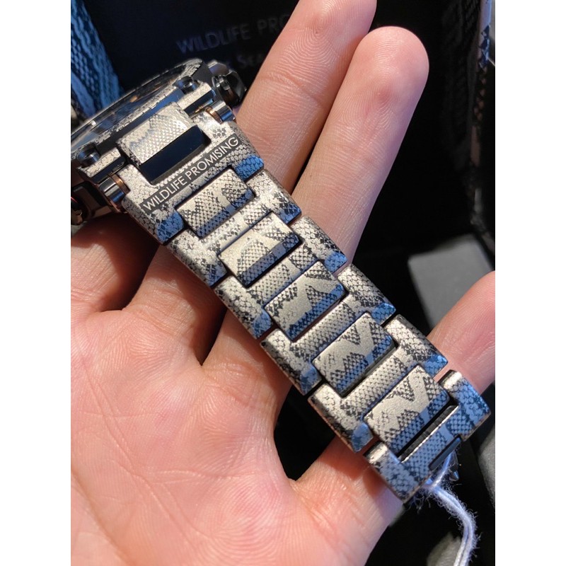 Đồng hồ nam Casio G-shock phiên bản giới hạn MTG-B1000WLP - Kích thước vỏ : 55,8×51,7×14,4mm