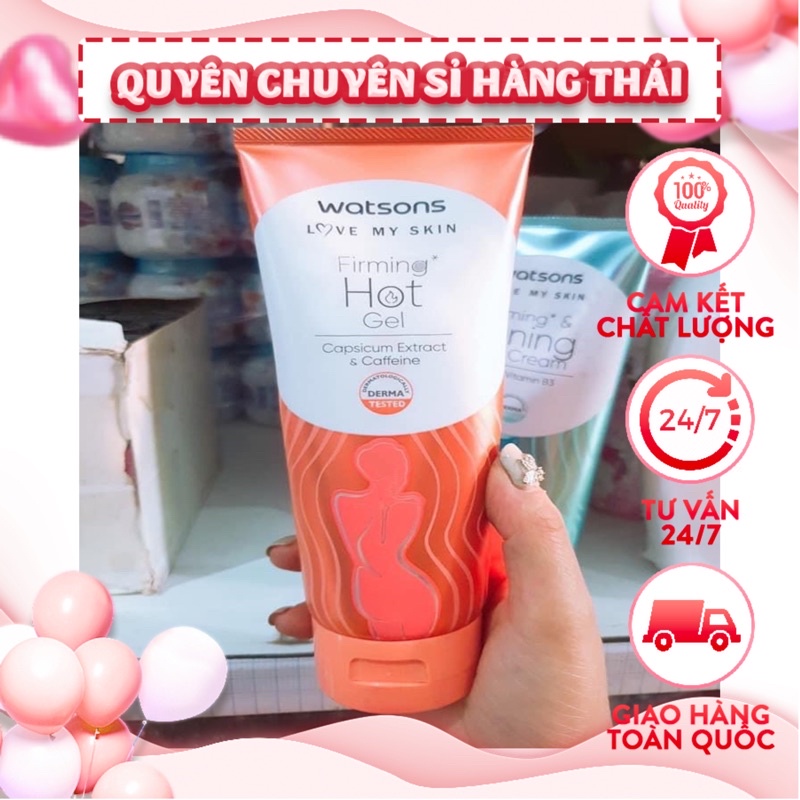 Gel TAN MỠ Bụng và đùi lọai nóng 200g của Watson thái lan