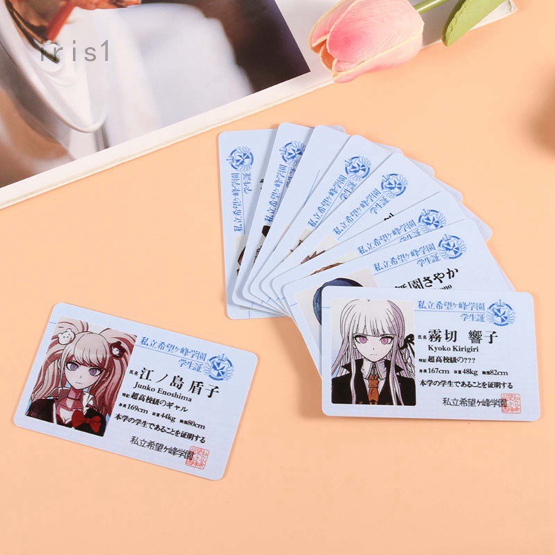 Thẻ Tên Bằng Pvc Họa Tiết Anime Nhật Bản Danganronpa