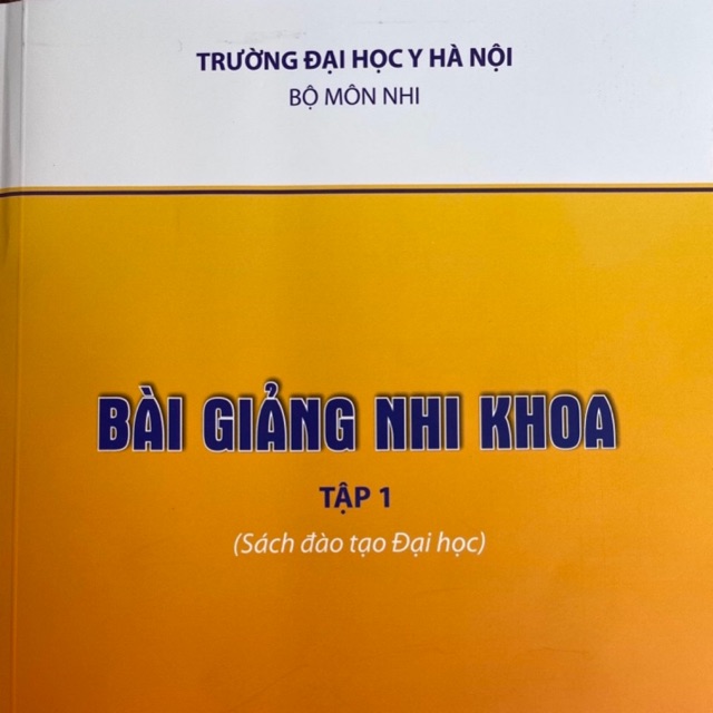 Sách - Bài Giảng Nhi khoa tập 1