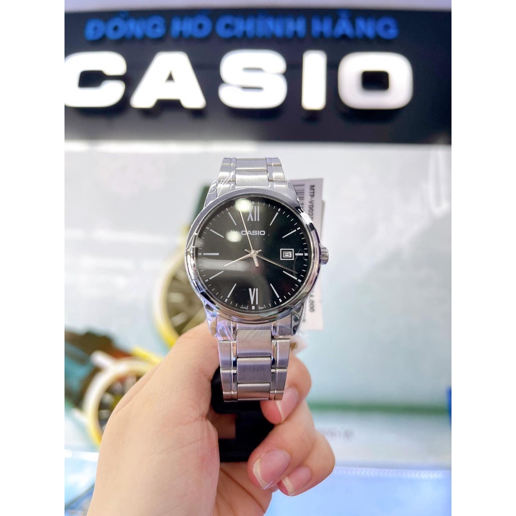 Đồng hồ nam dây kim loại Casio Anh Khuê MTP-V002D-1B3UDF