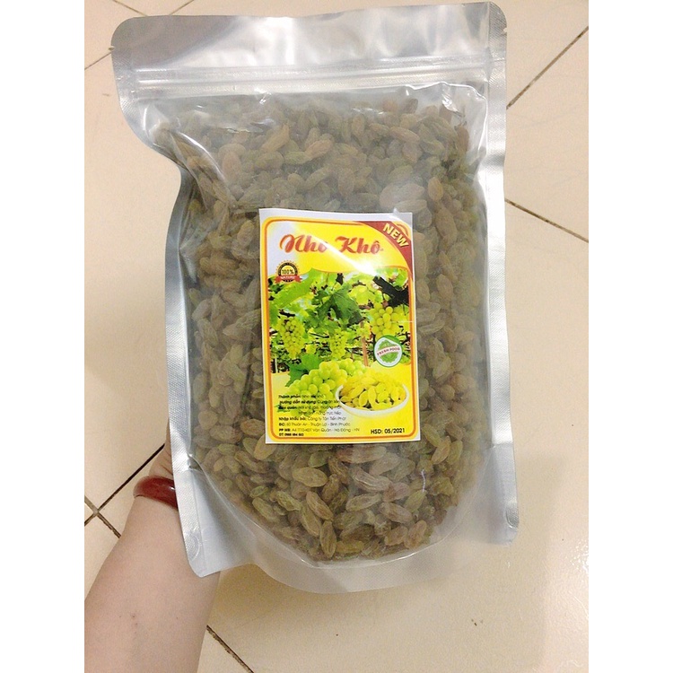 NHO KHÔ SẤY 500G NHO XANH NINH THUẬN HÀNG LOẠI 1