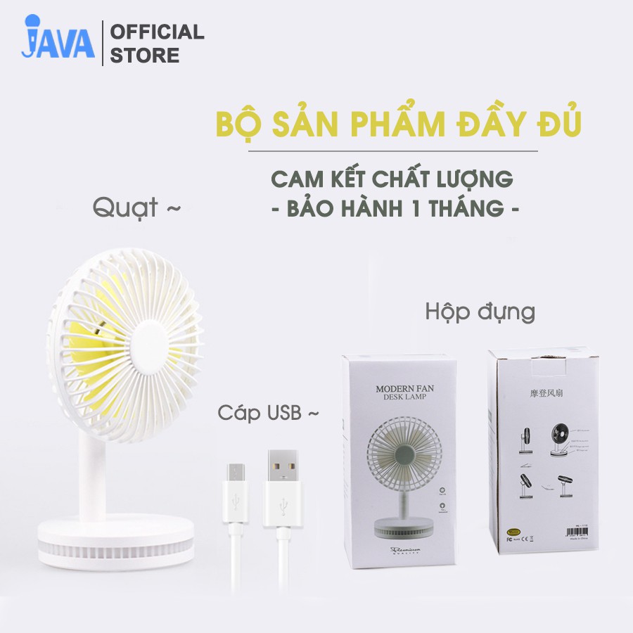 [QUẠT CÓ ĐÈN 2IN1] Quạt để bàn tích điện mini có đèn - Có 3 tốc độ - Dùng 2-4h- tích điện lâu-đèn sáng | BigBuy360 - bigbuy360.vn