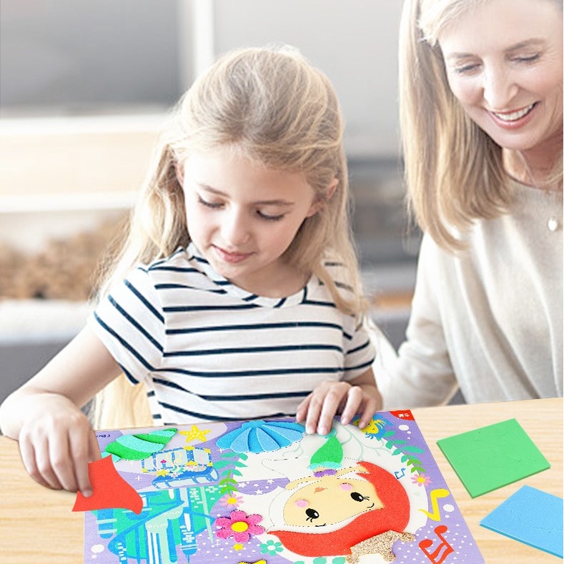 Tranh dán xốp 3D chủ đề Disney cho bé