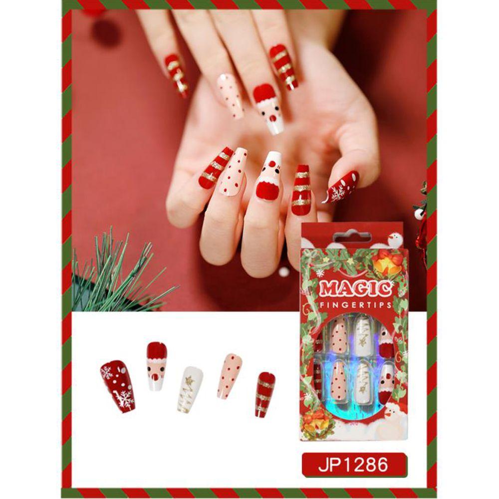 Bộ 24 Móng Tay Giả Che Phủ Toàn Diện Có Thể Tháo Rời