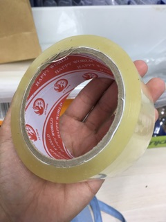 Băng keo dán (trong và vàng)