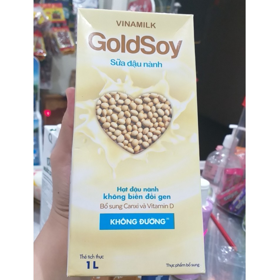 Sữa Đậu Nành GoldSoy Vinamilk Hộp 1 Lít
