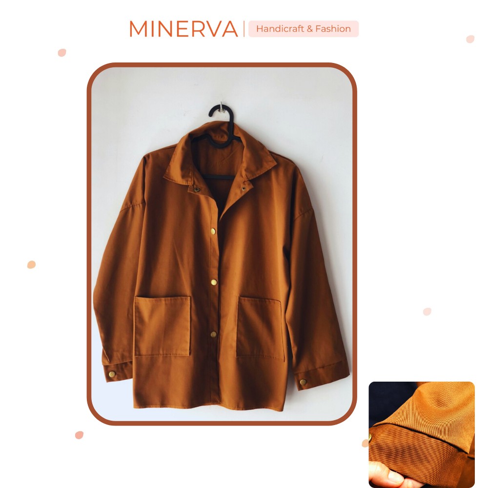 [FS50k] Áo khoác kaki nữ thu đông thời trang