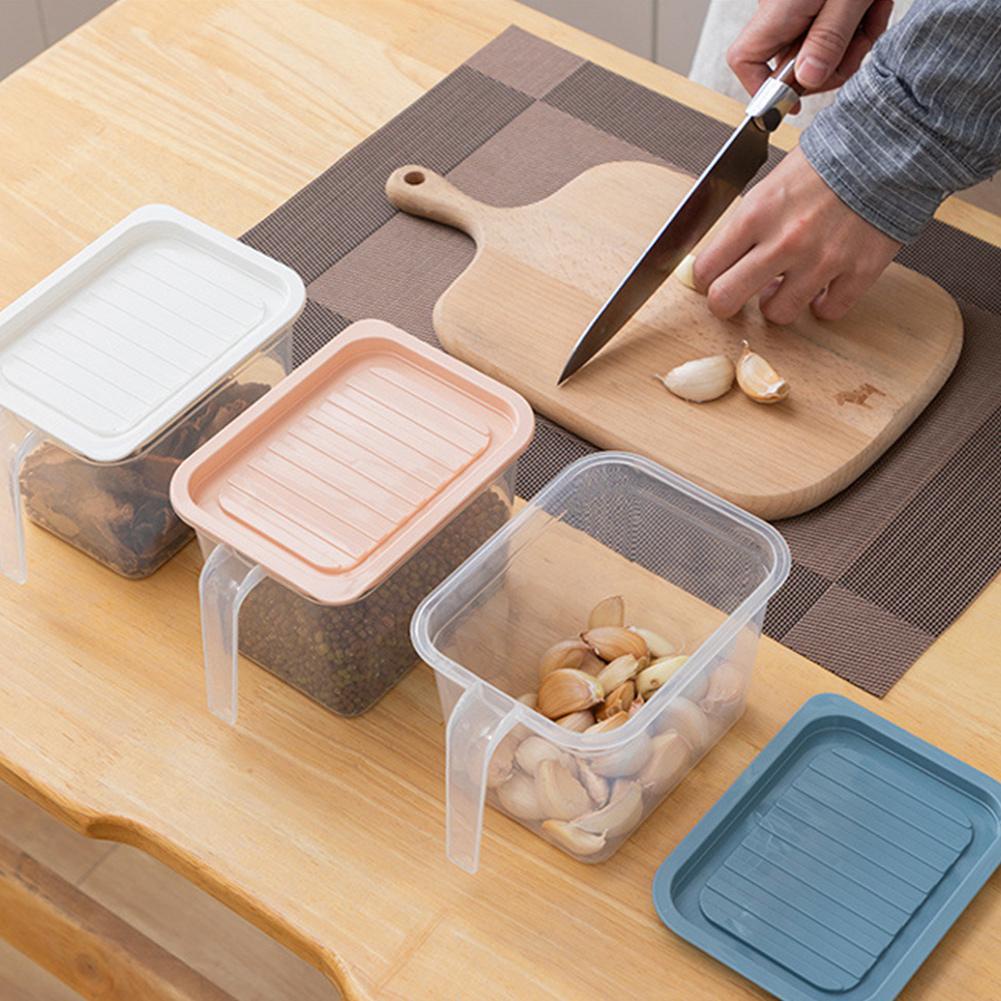 Hộp Đựng Thực Phẩm Hình Vuông Có Tay Cầm Đa Năng J0L2