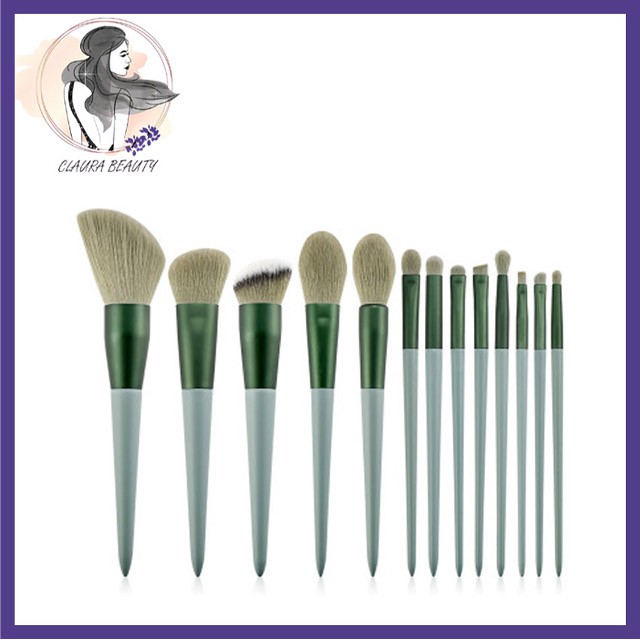 [MẪU MỚI 2021] Bộ Cọ Trang Điểm FIX 13 Món, Chính Hãng, Tặng Kèm Túi Nhung