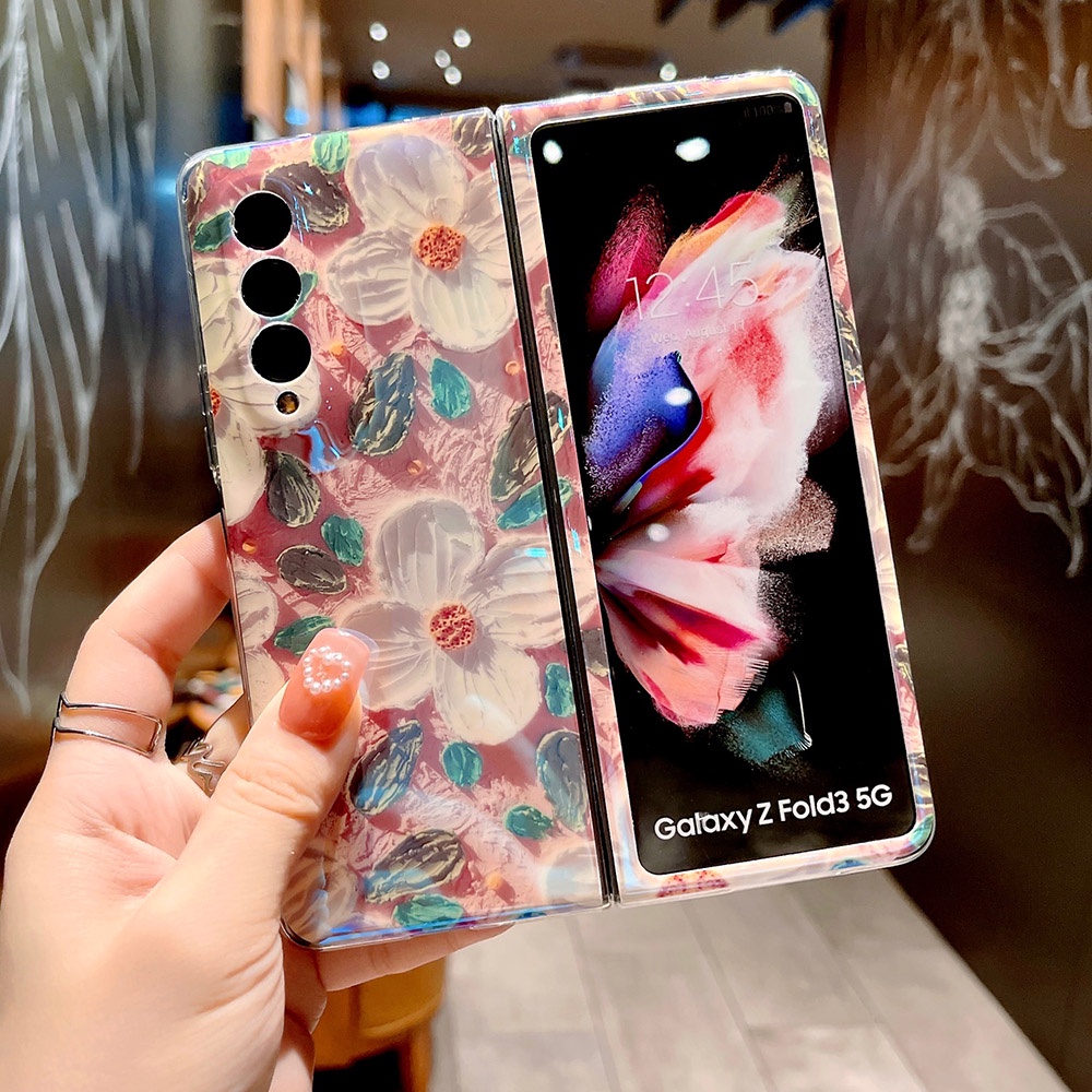 Ốp Điện Thoại Dẻo Mỏng In Họa Tiết Hoa Vàng Cho Samsung Galaxy Z FLIP 4 FOLD 4 3