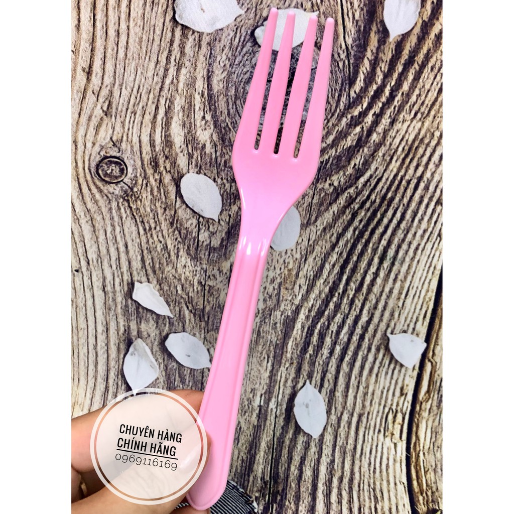 Combo dao muỗng nĩa HPB30 - Bộ dao muỗng nĩa dã ngoại làm bằng nhựa cao cấp Hofaco