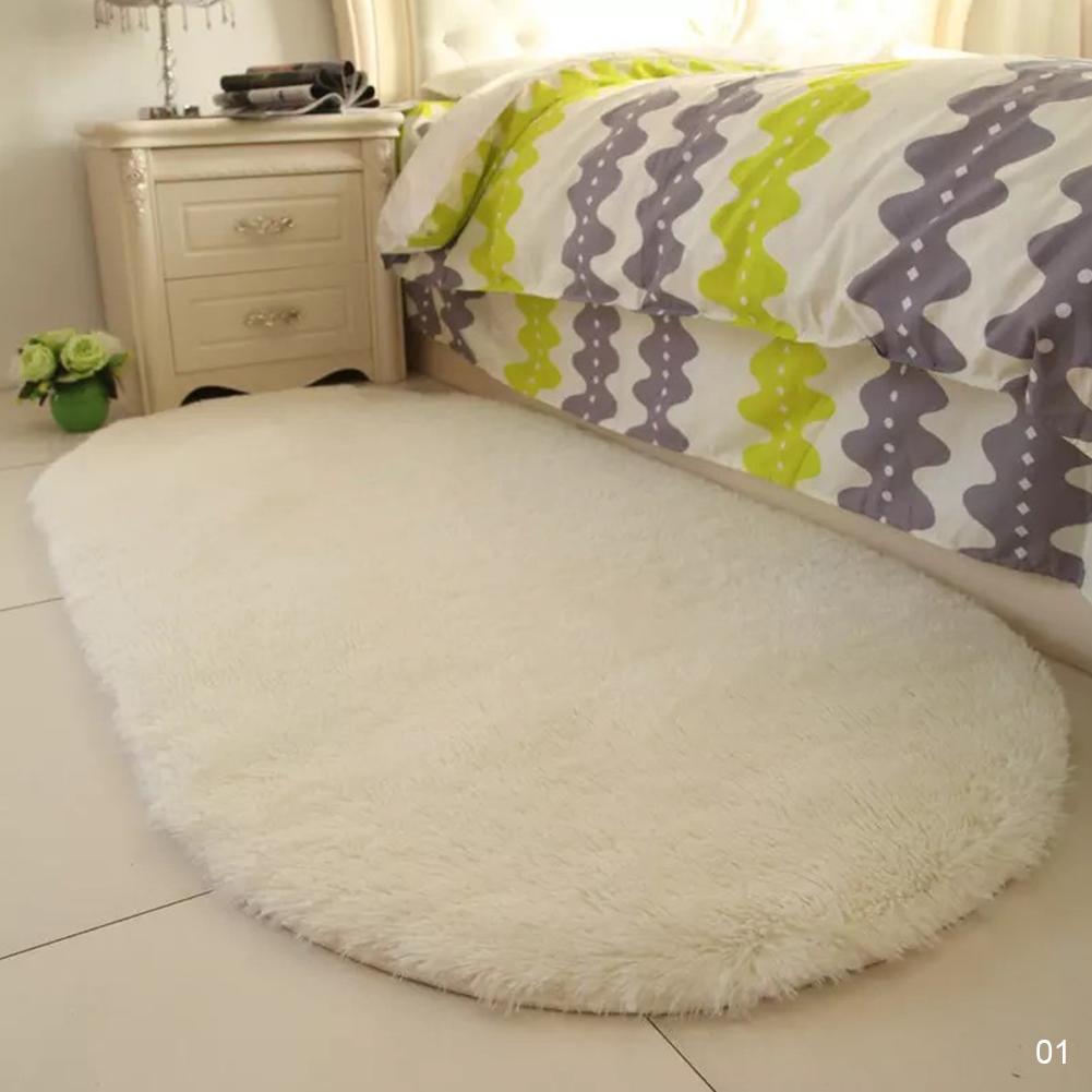 HN Thảm lông mịn Thảm chống trượt Khu vực xù xì Thảm phòng ăn Thảm trải sàn Phòng ngủ tại nhà