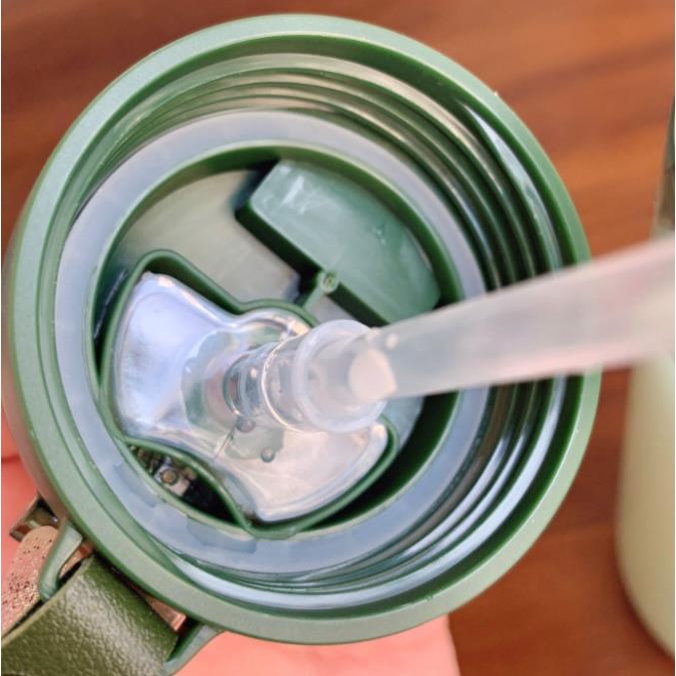 Bình Nước Tập Gym Magic 450ml 500ml Kèm Ống Hút Dẻo