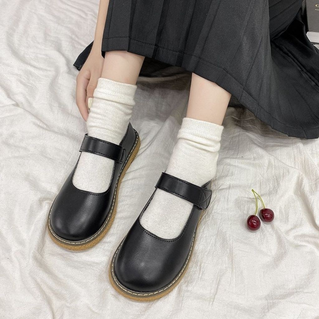 Giày oxfod nữ phong cách Lolita hoc sinh Mery Shoes MPS11 quai ngang mới | BigBuy360 - bigbuy360.vn