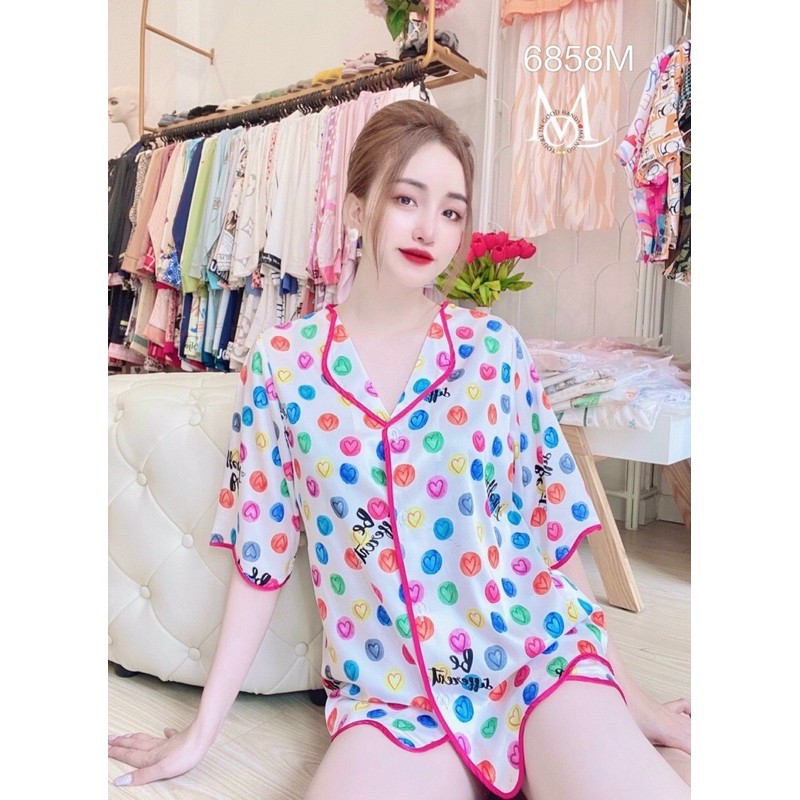 [Mã WASKT304 giảm 15% tối đa 30K đơn 99K] Bộ lụa mặc nhà tay ngắn quần ngắn viền tay lụa tơ tằm cao cấp Mai Ngô | BigBuy360 - bigbuy360.vn