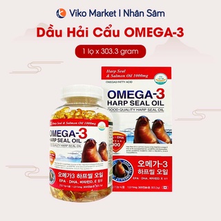Dầu Hải Cẩu Omega 3 Harp Seal Oil, Bổ Sung DHA, tăng cường thị lực, canxi, giúp xương chắc khỏe