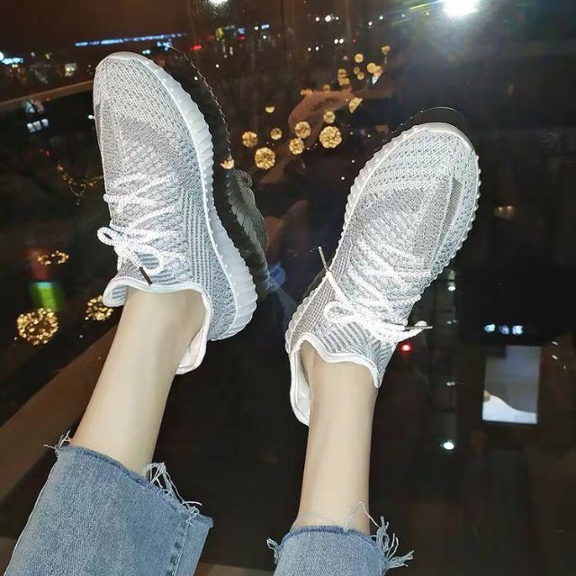 Giày thể thao dây to phản quang đế êm cực chất yenzj