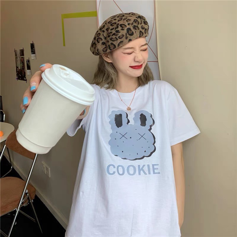 Áo thun phông nữ tay lỡ form rộng AT 516