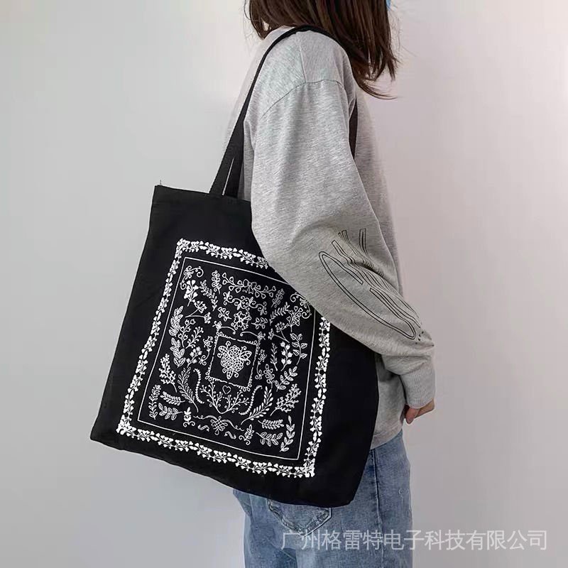 Túi Xách Canvas Cỡ Lớn Thời Trang Cho Nữ