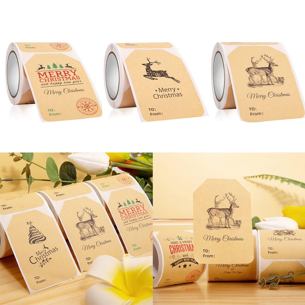 CHOOKEY Set 100 Nhãn Dán Trang Trí Hộp Bánh Kẹo DIY
