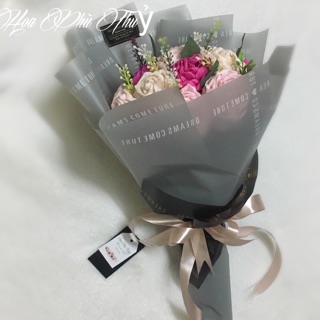 Bó hoa giấy nhún
