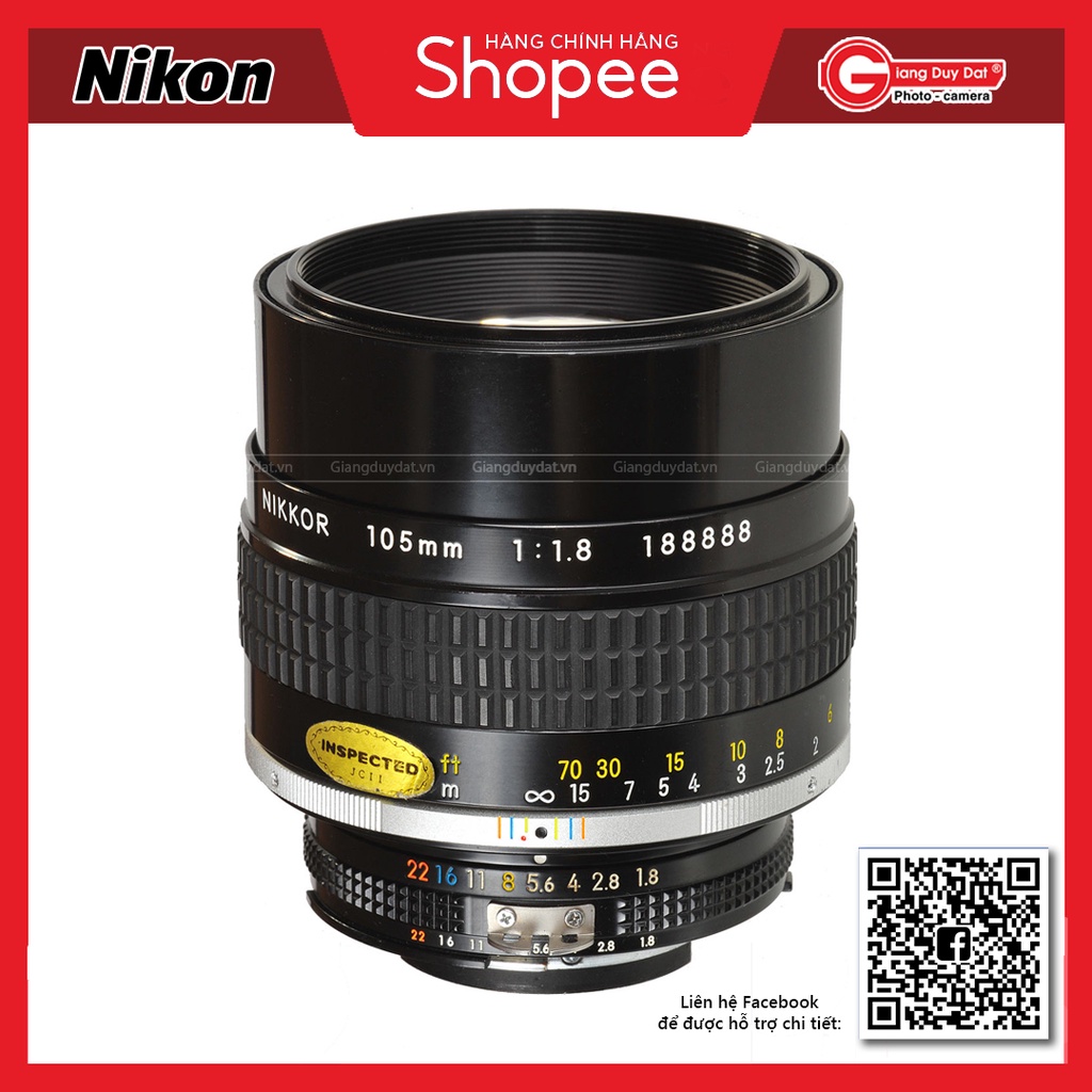 Ống Kính Nikon Nikkor Ai-S 105mm f/1.8