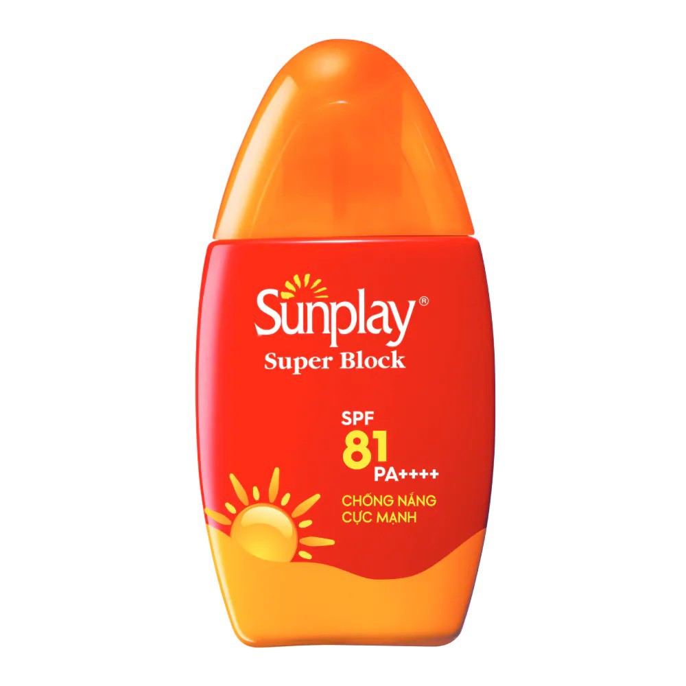 Sữa chống nắng cực mạnh Sunplay Super Block kháng nước tốt SPF 81/PA++++ 30g