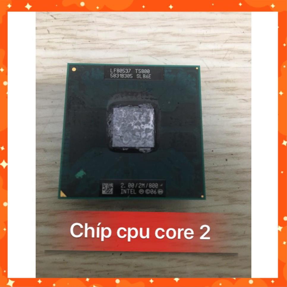 CPU intel laptop co2 T2390 đến T9500 hàng bóc máy zin đã tét ( ảnh minh họa )