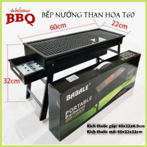 Bếp nướng than hoa BBQ ngoài trời cao cấp (bán buôn - bán lẻ)