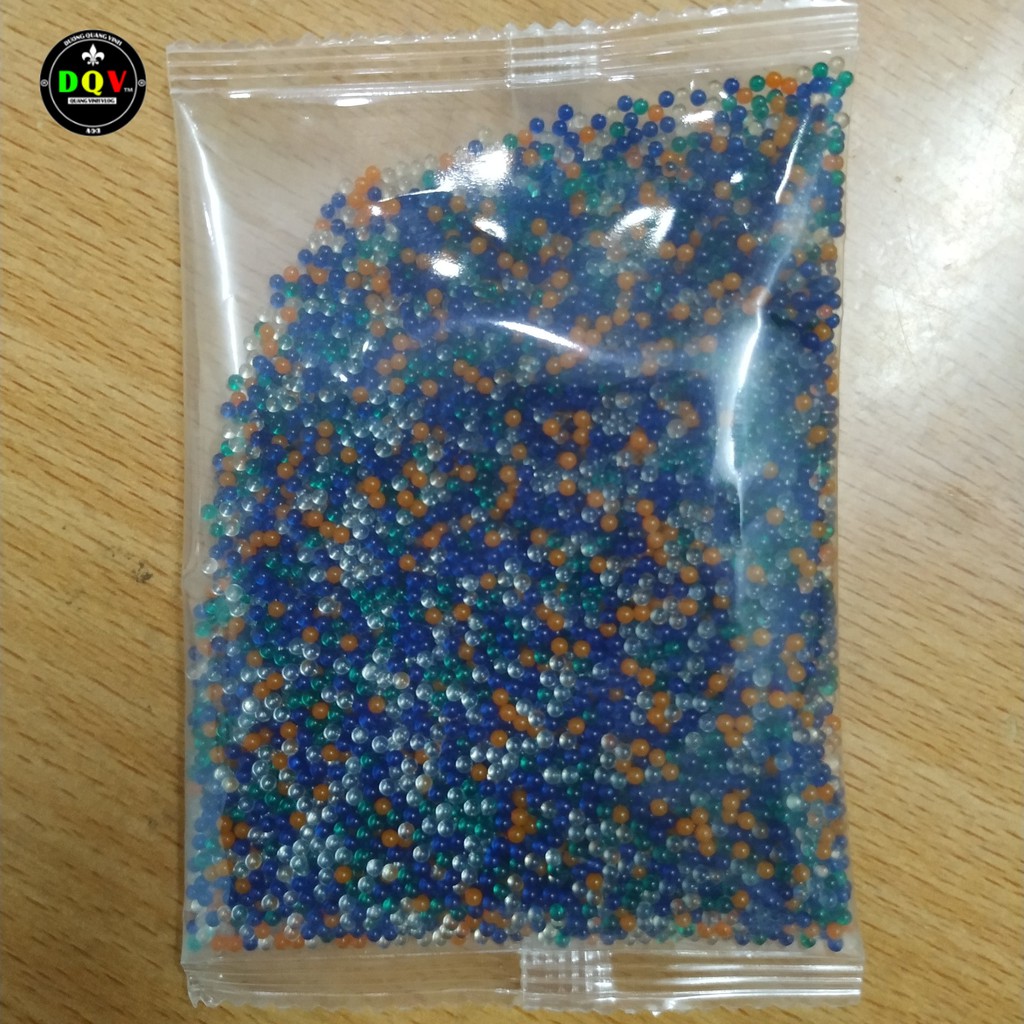 Gói hạt nở nước 7mm - 8mm slime 10.000 viên đẹp, đủ, đúng chuẩn kích cỡ