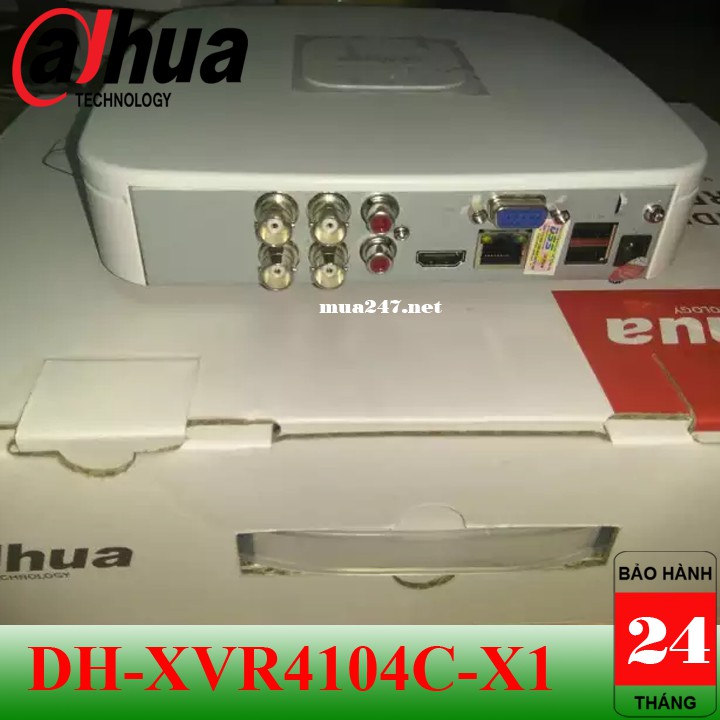 Đầu ghi hình camera Dahua DH-XVR4104C-X1 4 kênh (Hỗ trợ  DSSDDNS) Hàng chính hãng DSS