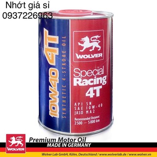 Nhơt  Wolver Special Racing 10W-40 tặng kèm motul 120ml