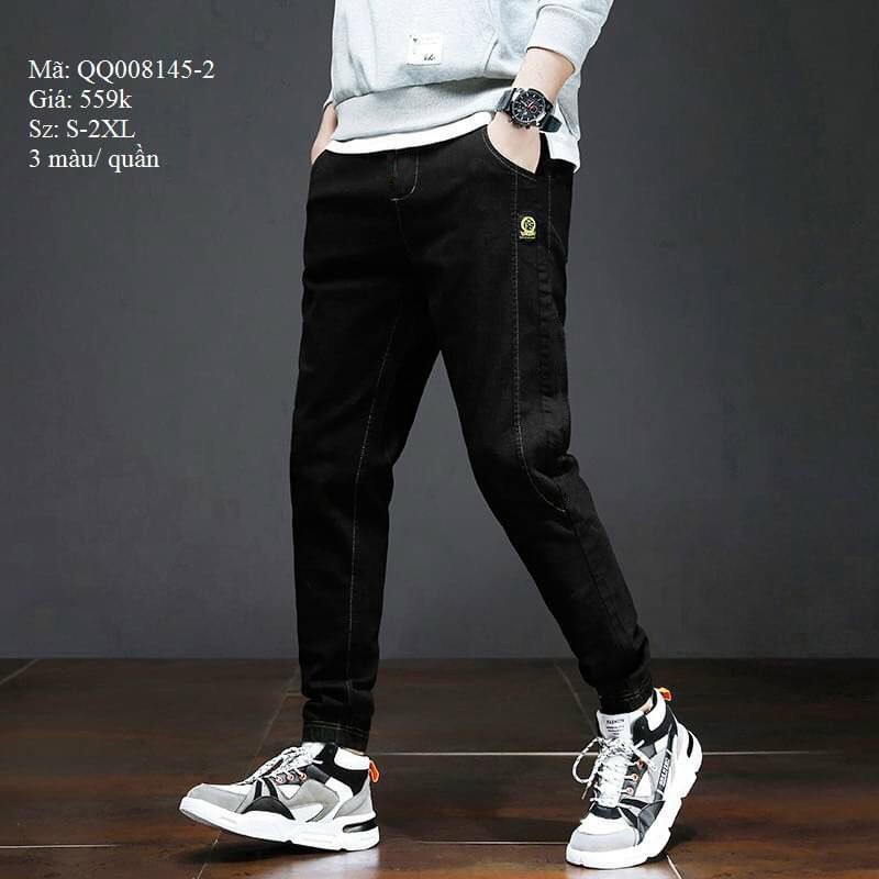 (TOP bán chạy) 🔥 Quần Jean ống jogger mẫu mới trẻ trung, giá rẻ, đủ 3 màu chọn lựa